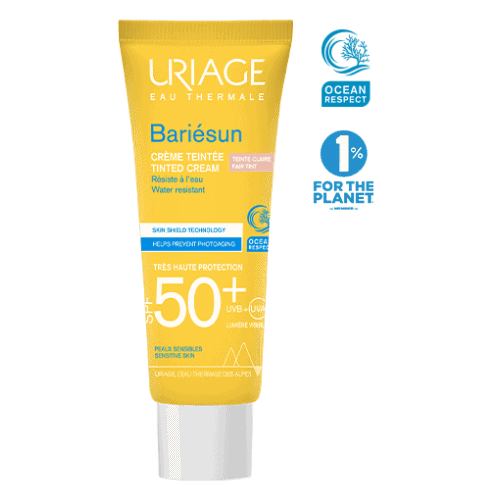 URIAGE Bariésun Crème Solaire Teintée Claire Spf 50 +, 50ml