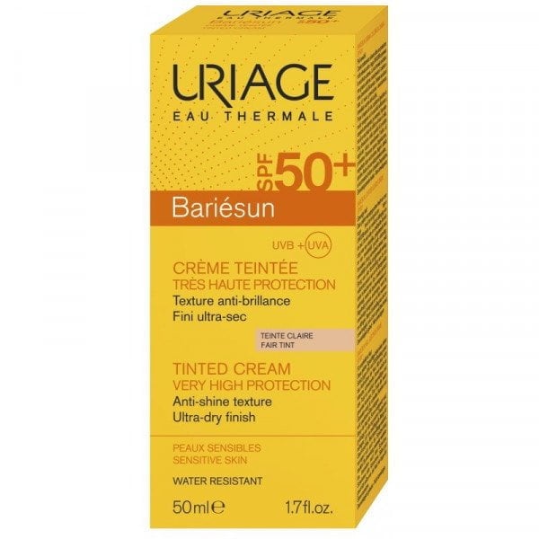 URIAGE Bariésun Crème Solaire Teintée Claire Spf 50 +, 50ml – Image 2