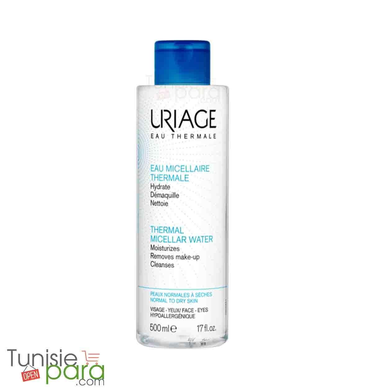 URIAGE EAU MICELLAIRE THERMALE hydrate démaquille nettoie 500 ML