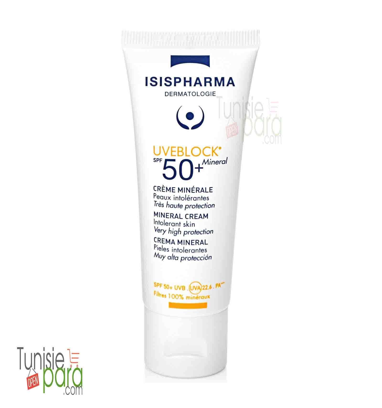 ISISPHARMA UVEBLOCK CREME MINERAL invisible SPF50+ 40ML