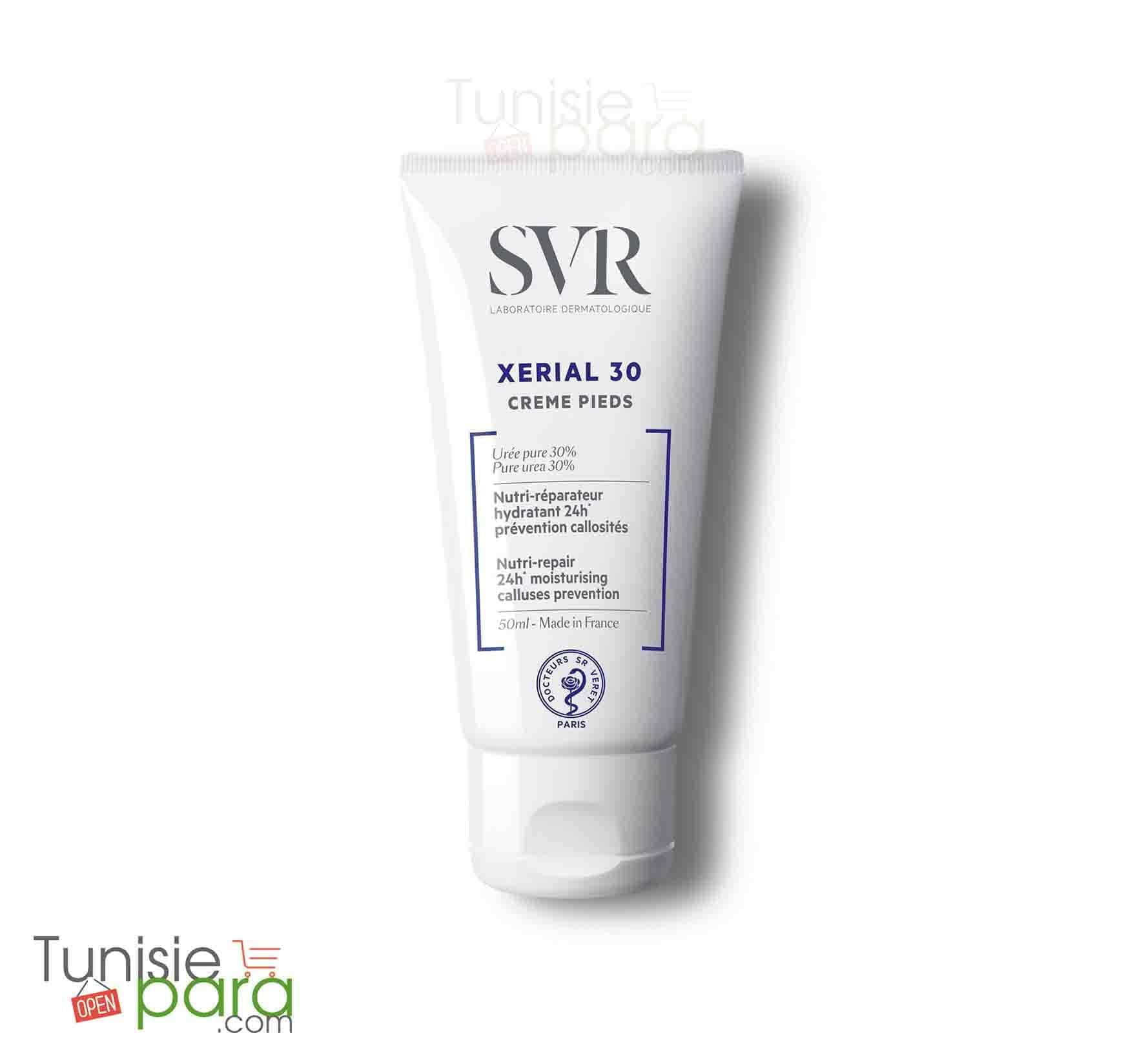 SVR XERIAL 30 Crème Pieds Nutri-réparateur hydratant 24h prévention callosités