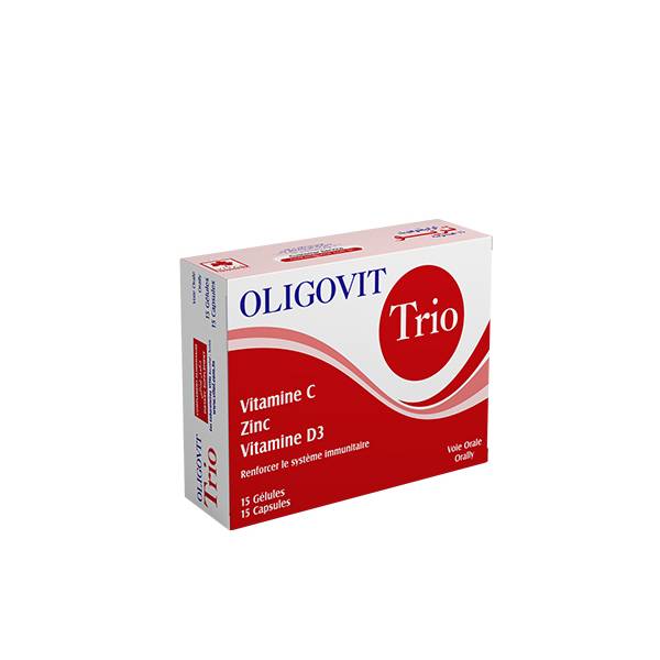 Oligovit trio 15 Gélules