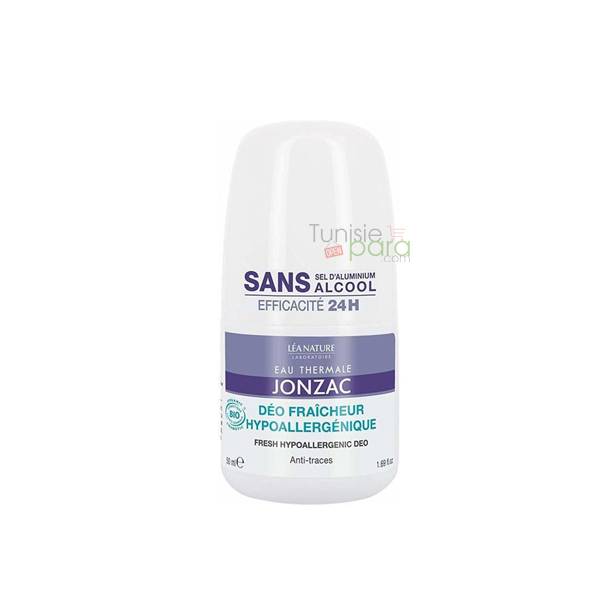 Jonzac deodorant hyppoallergenique bio 50ml