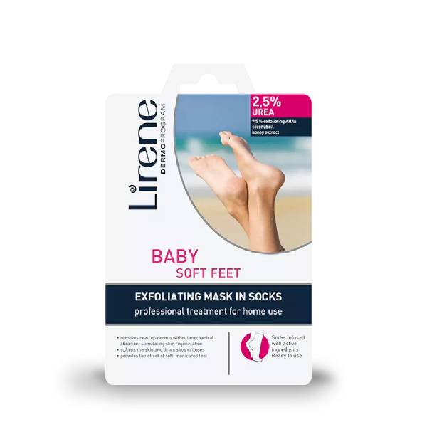 LIRENE Chaussettes Exfoliantes 2.5% Uree 15ml