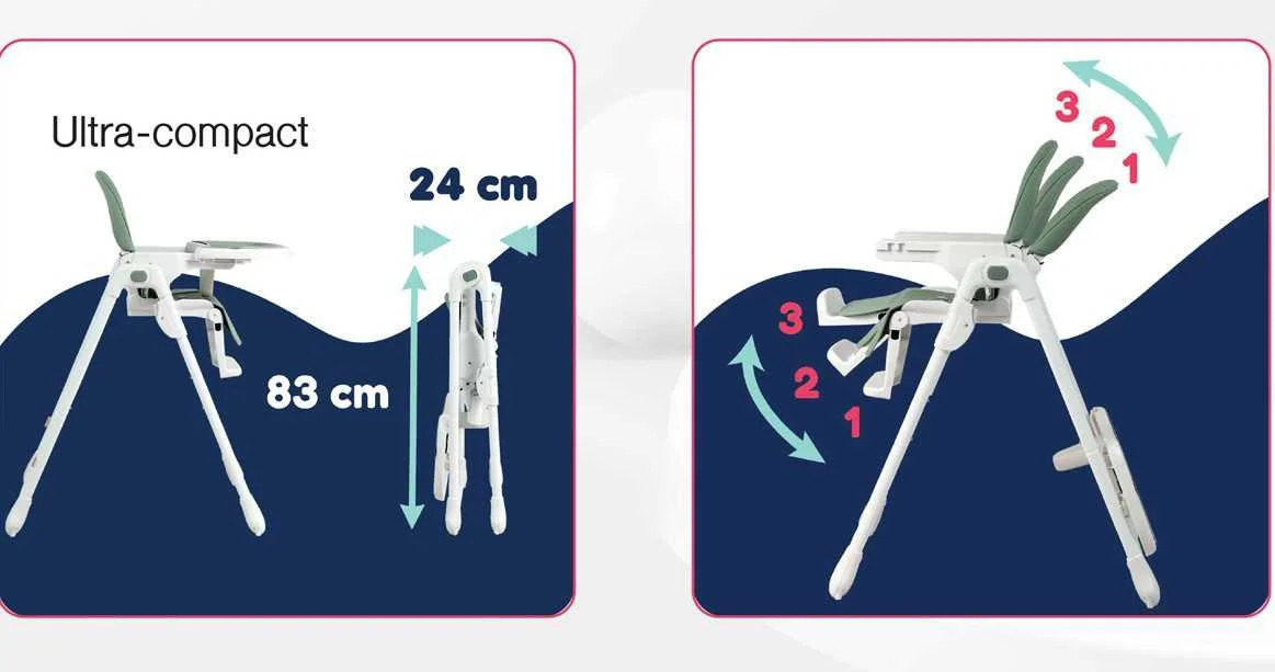 Chaise Haute Prima Bébé Piccola Beige – Image 6