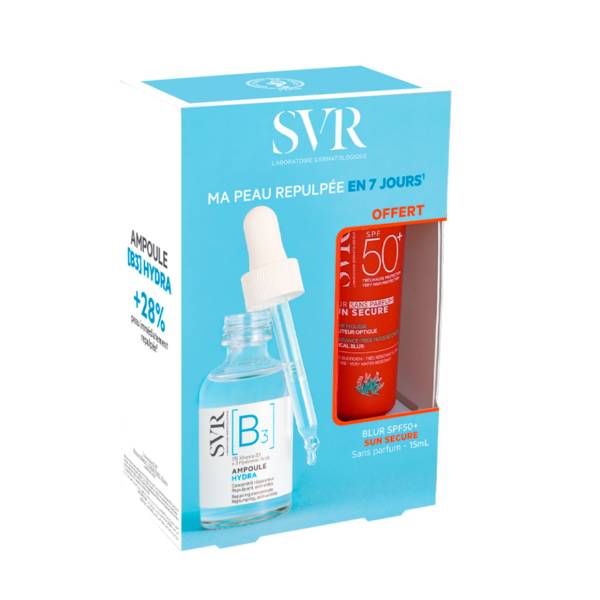 SVR SET Ampoule A + blur sans parfum 15ml OFFERT