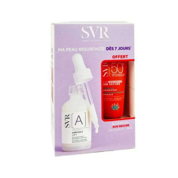 SVR SET Ampoule A + blur sans parfum 15ml OFFERT