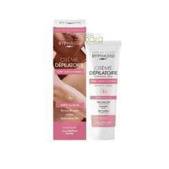 BYPHASSE CREME DEPILATOIRE SILK PROTEIN 125ML NEW