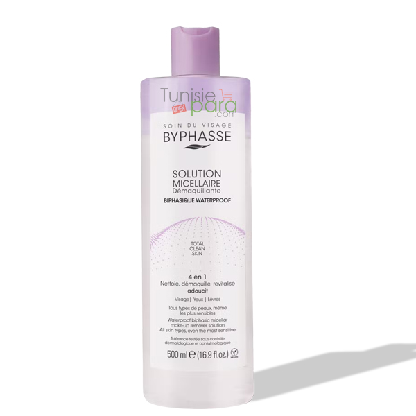 BYPHASSE SOLUTION-MICELLAIRE WATERPROOF 500ML