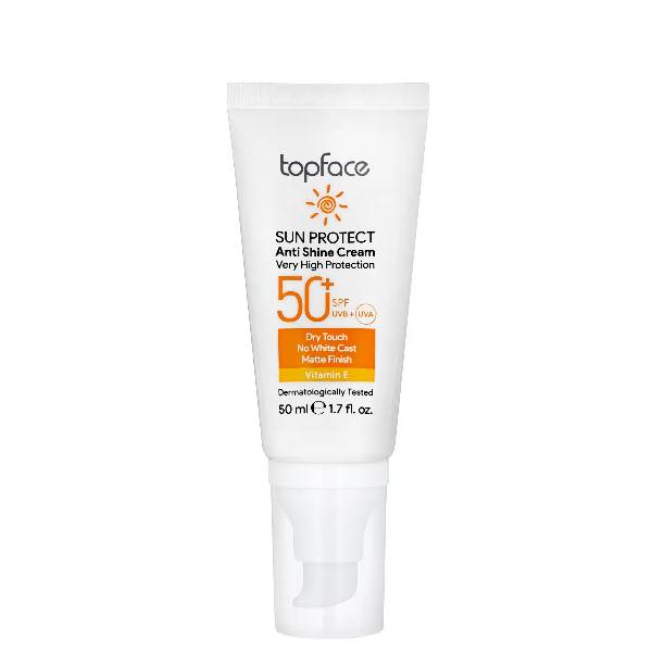 Topface Sun Protect SPF 50+ Crème Solaire Anti-Brillance 50ML