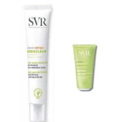 SVR pack sebiaclear spf50 + Sebiaclear creme lavante 55ML offert