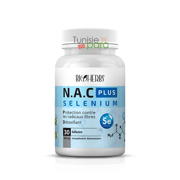 Bioherbs Nac + Selenium 30 Gelules