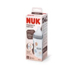 NUK perfect match biberon temperature M 3m+ 260ML