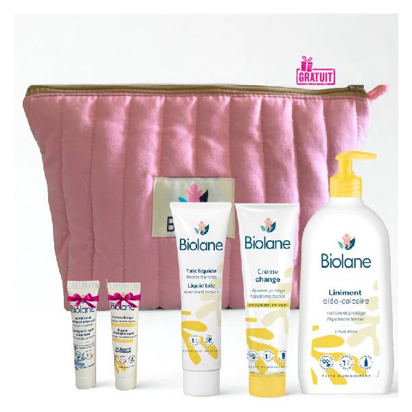 BIOLANE Trousse KIT change Rose
