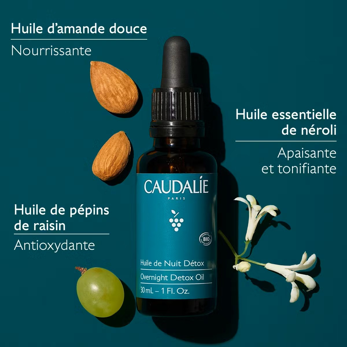Caudalie Vinoclean - Huile de nuit détox – Image 4