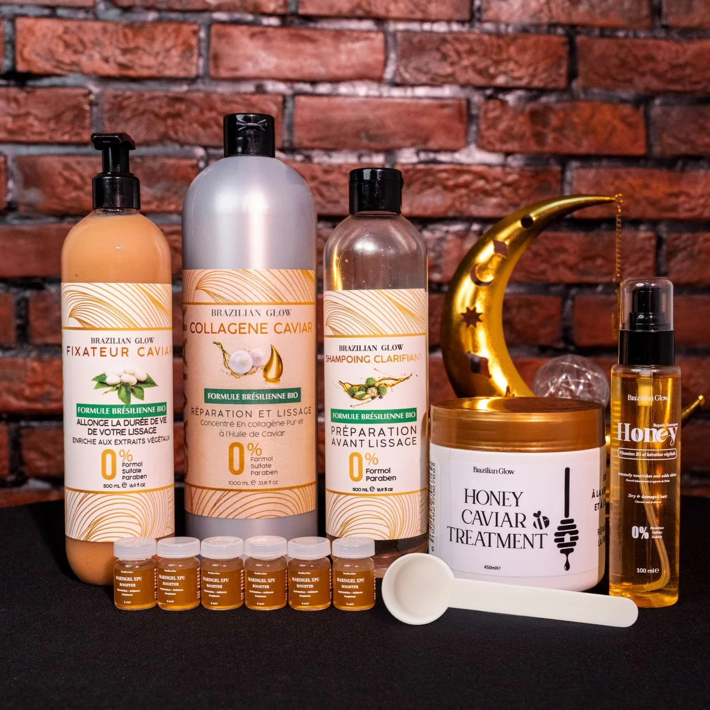 BRAZILIAN GLOW Pack Collagène Golden Caviar – 1 L