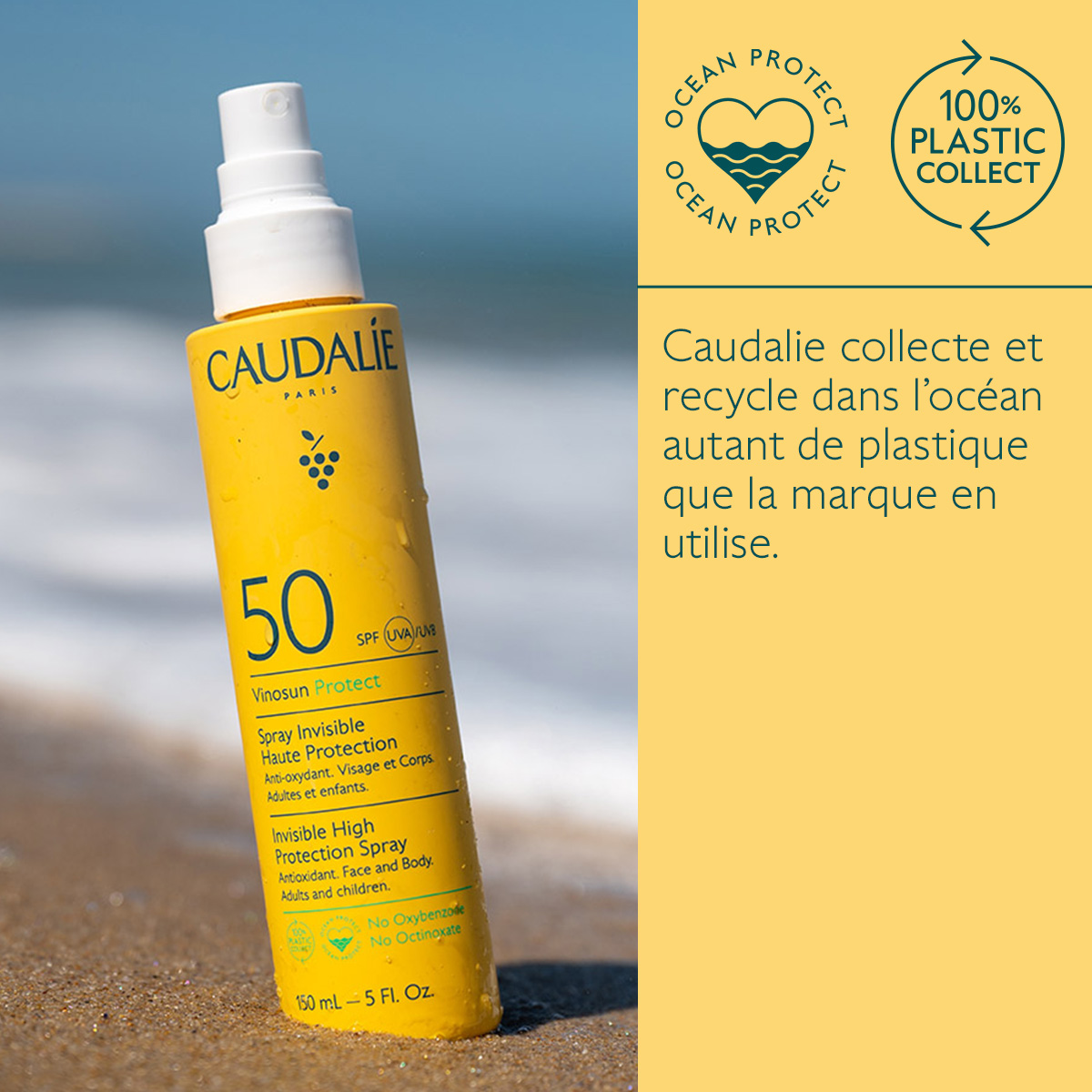 Caudalie Vinosun - Spray Invisible Haute Protection SPF50 – Image 6