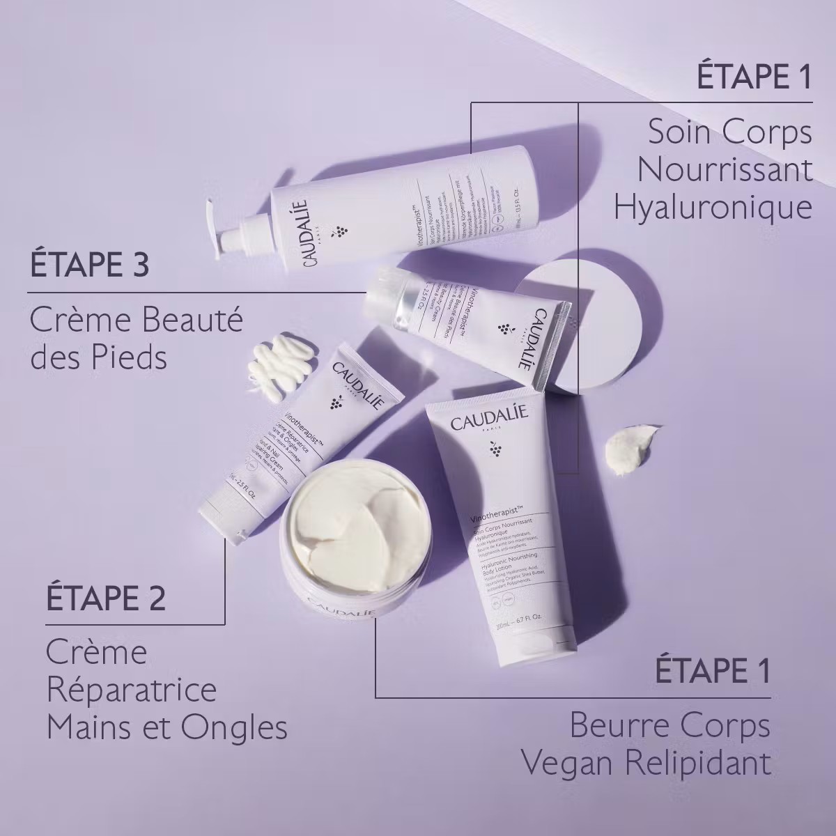 Caudalie Vinotherapist - Crème beauté des pieds au beuure de karité – Image 2