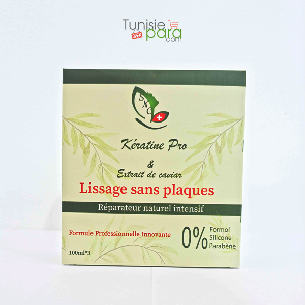 SNC kit de Lissage Naturel Sans Plaques – Kératine Pro 100ml