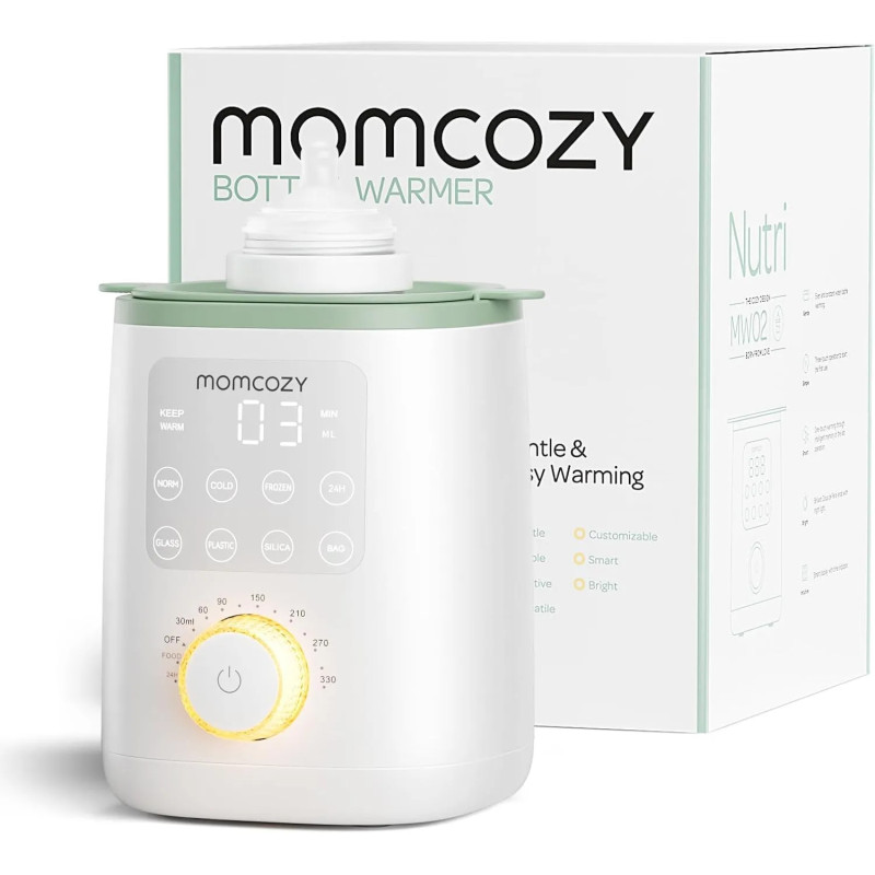 MOMCOZY NUTRI CHAUFFE-BIBERON INTELLIGENT 9-EN-1 AVEC VEILLEUSE